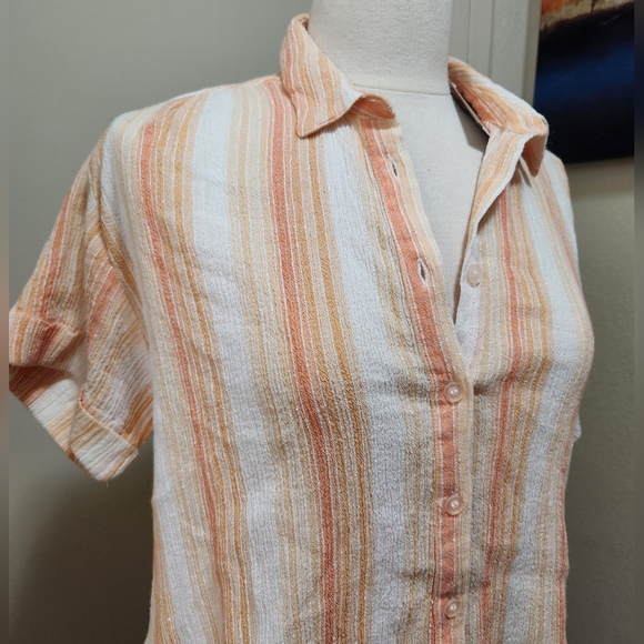 Des Petits Hauts Robinette wide striped shirt - Picture 2 of 7